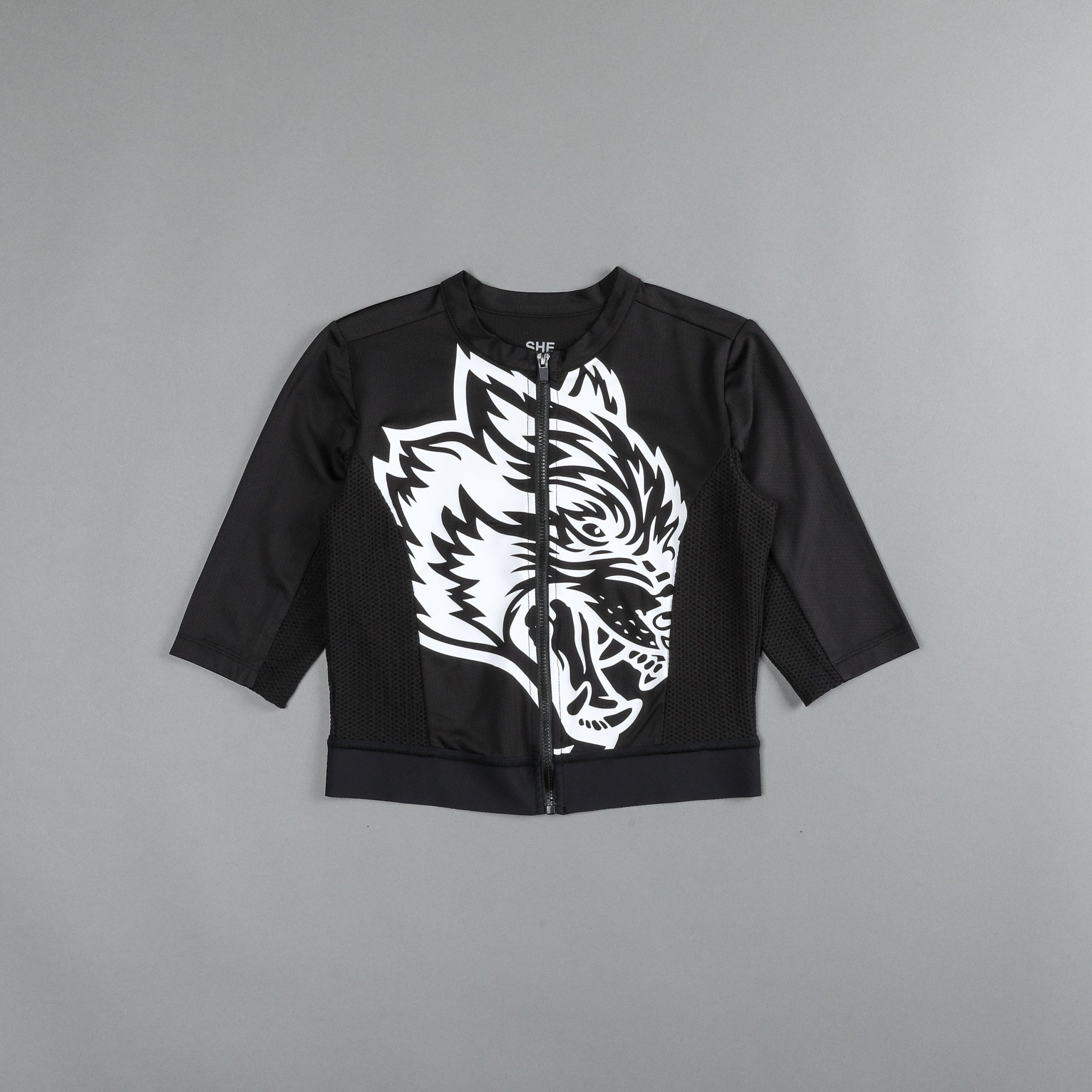 Big Wolf She Cycling Jersey in Black - Image 3