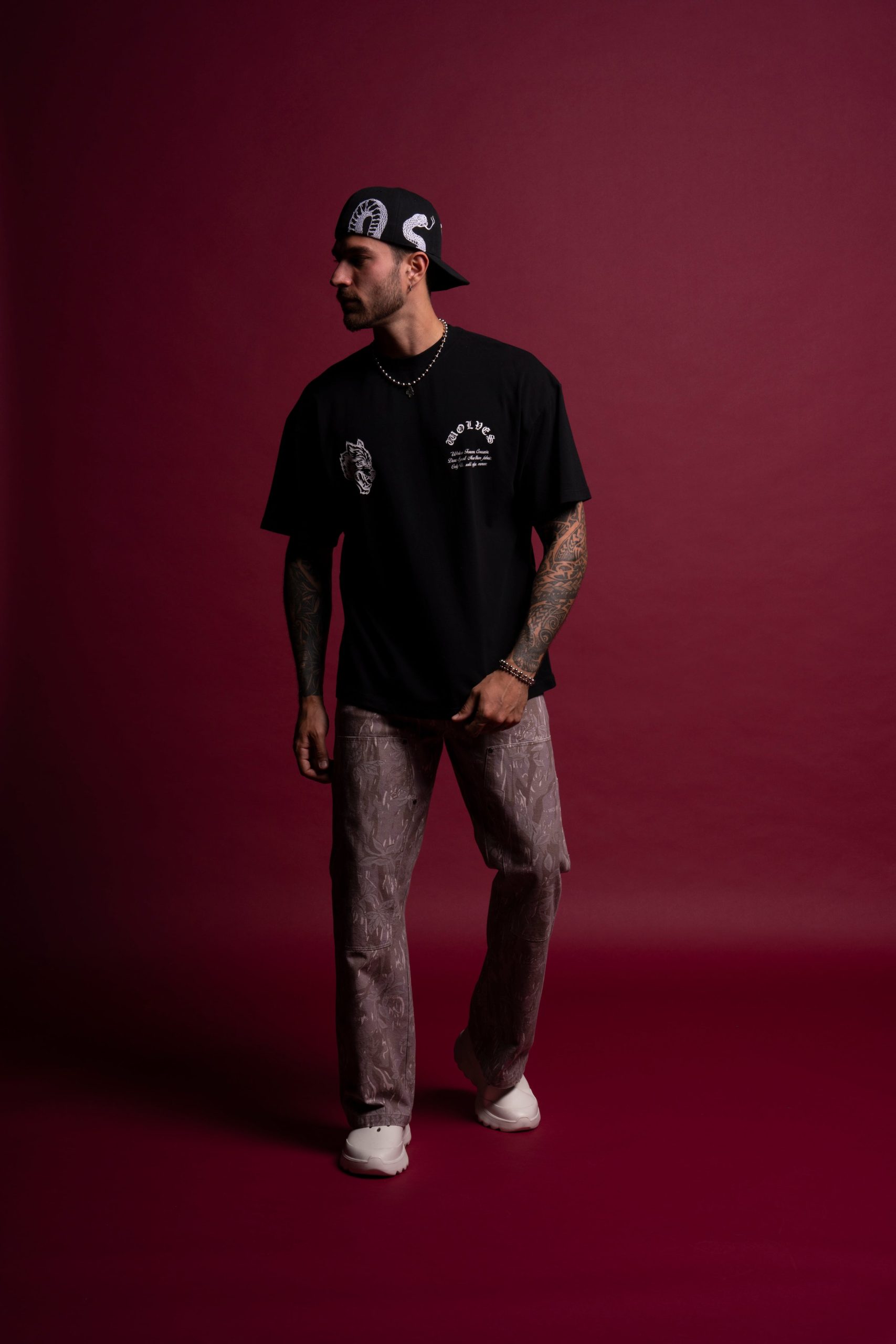 Chopper Hoffa Flare Pants in Oak Norse Camo - Image 4