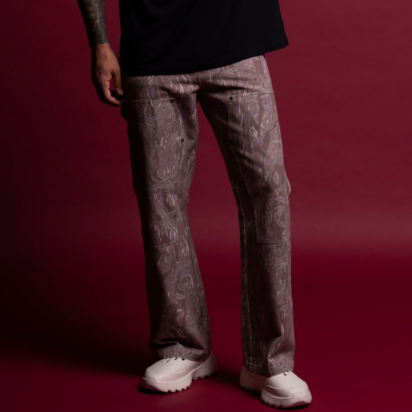 Chopper Hoffa Flare Pants in Oak Norse Camo - Image 8