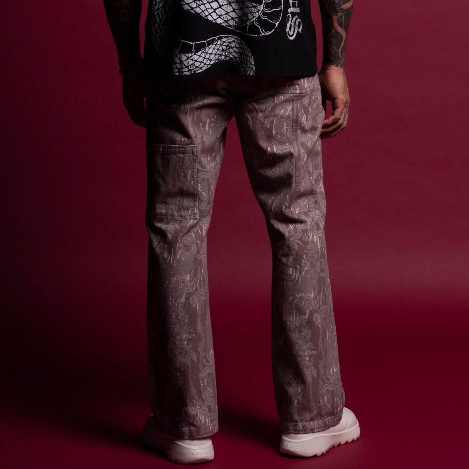 Chopper Hoffa Flare Pants in Oak Norse Camo - Image 10