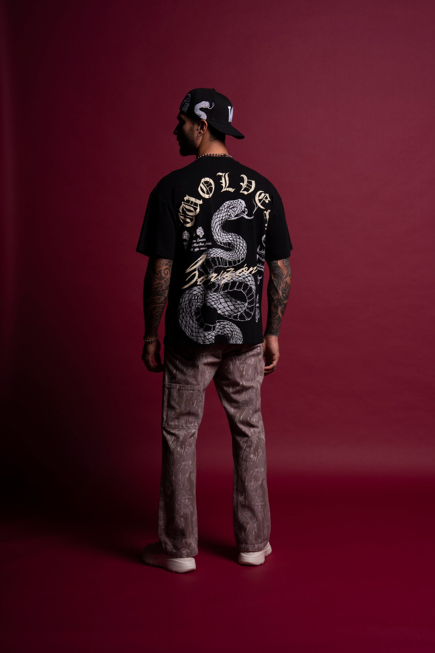 Chopper Hoffa Flare Pants in Oak Norse Camo - Image 6