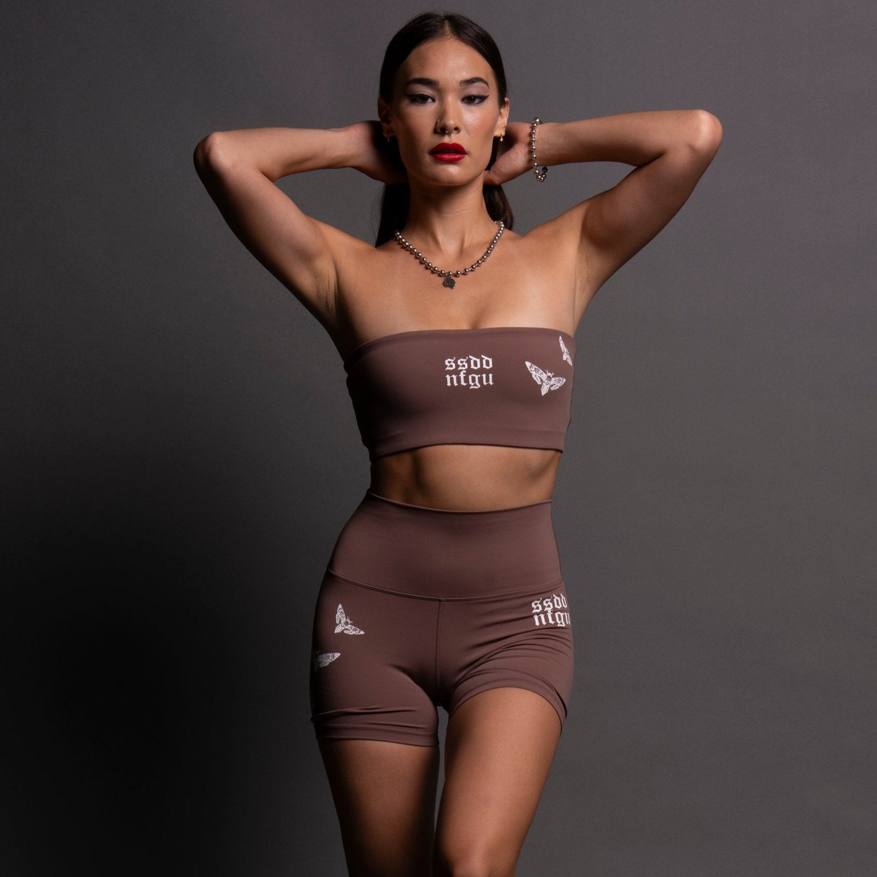 Guidance Mia Energy Bandeau in Shadow Mauve - Image 2