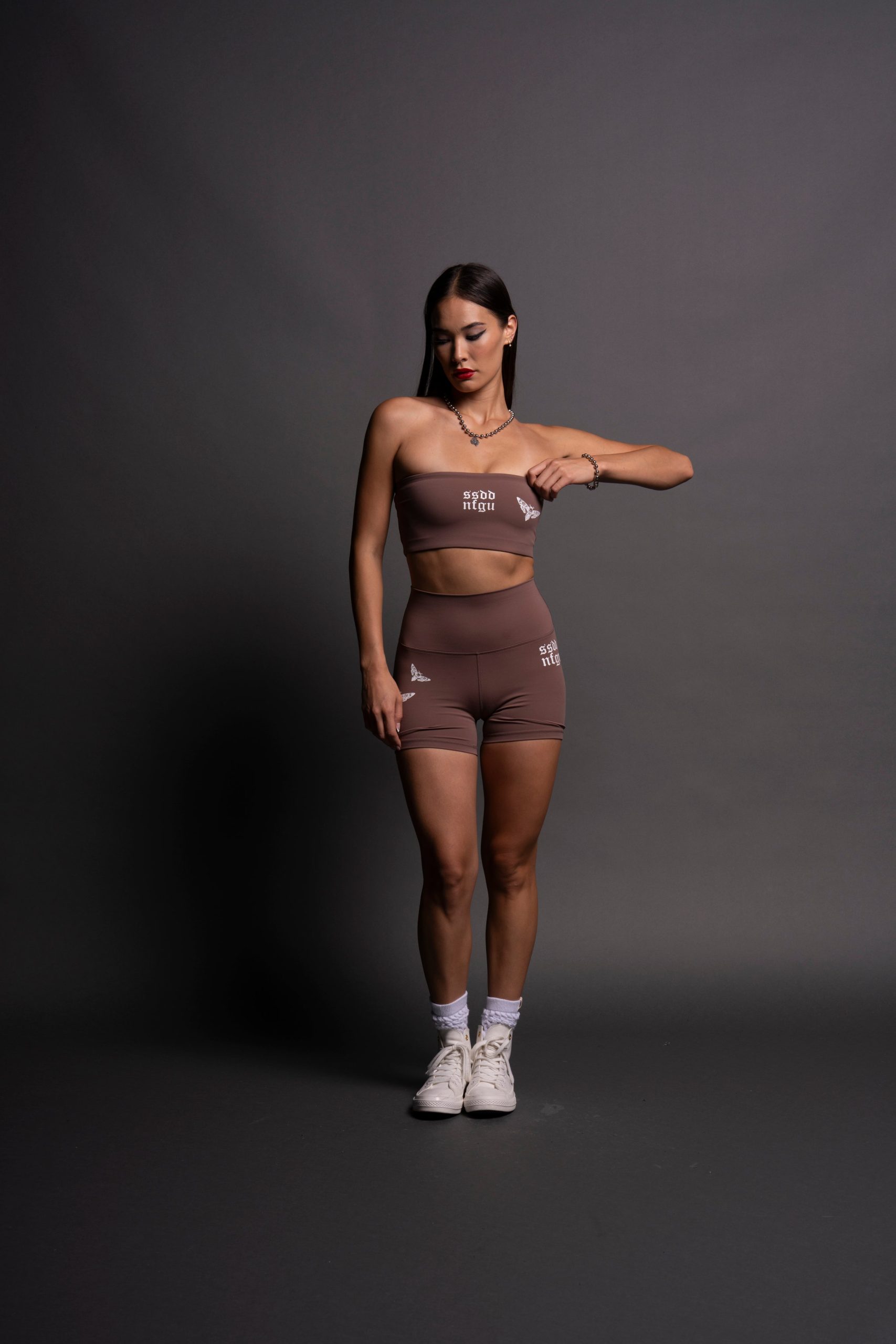 Guidance Mia Energy Bandeau in Shadow Mauve - Image 5