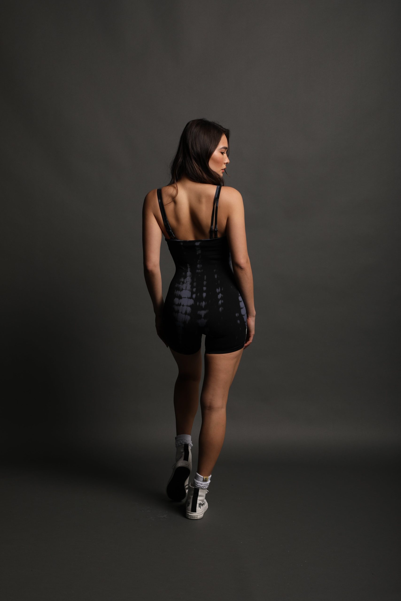Hardcore Sierra Seamless Bodysuit in Tonal Midnight Blue Serpent - Image 7