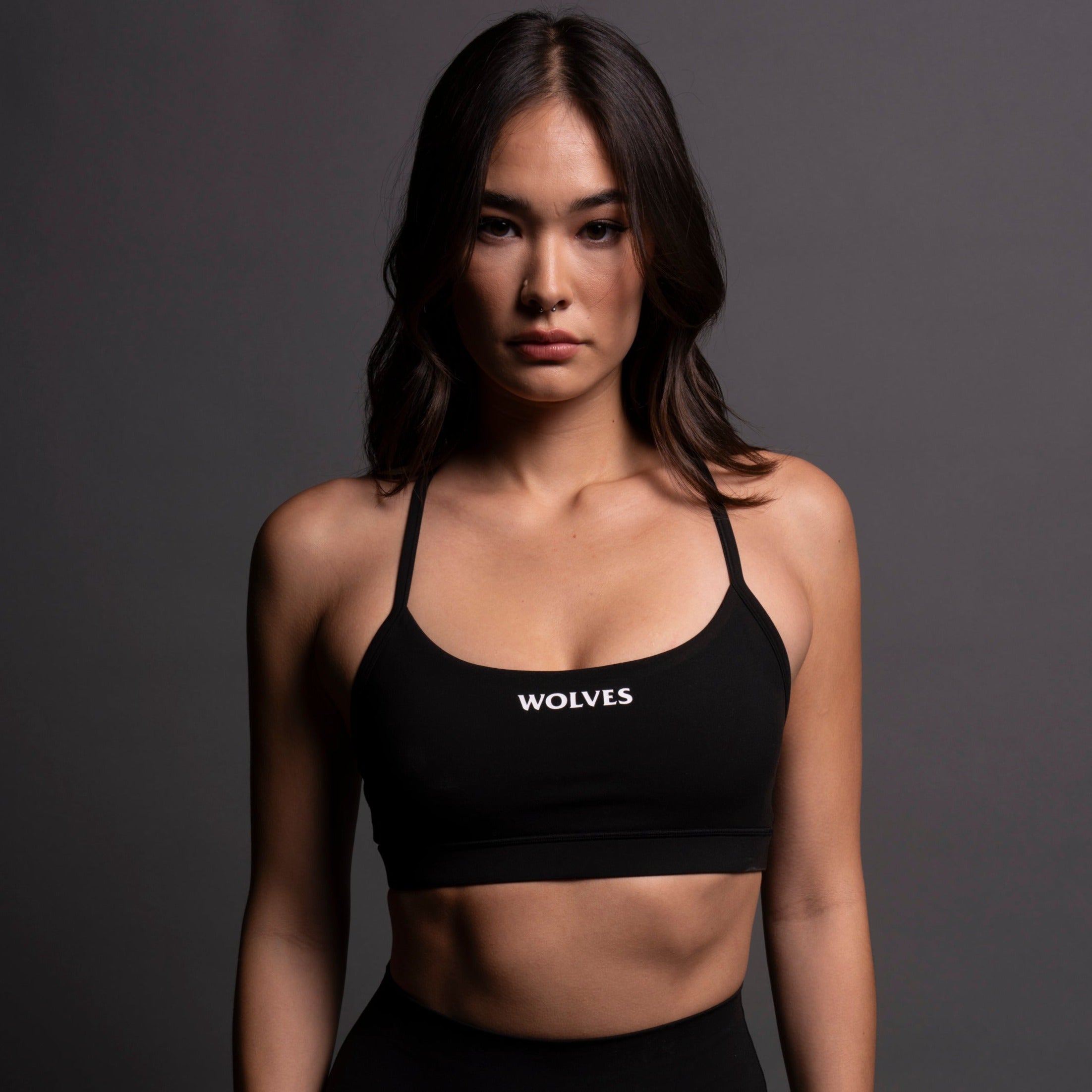 WLVS Energy Everyday Sports Bra in Black
