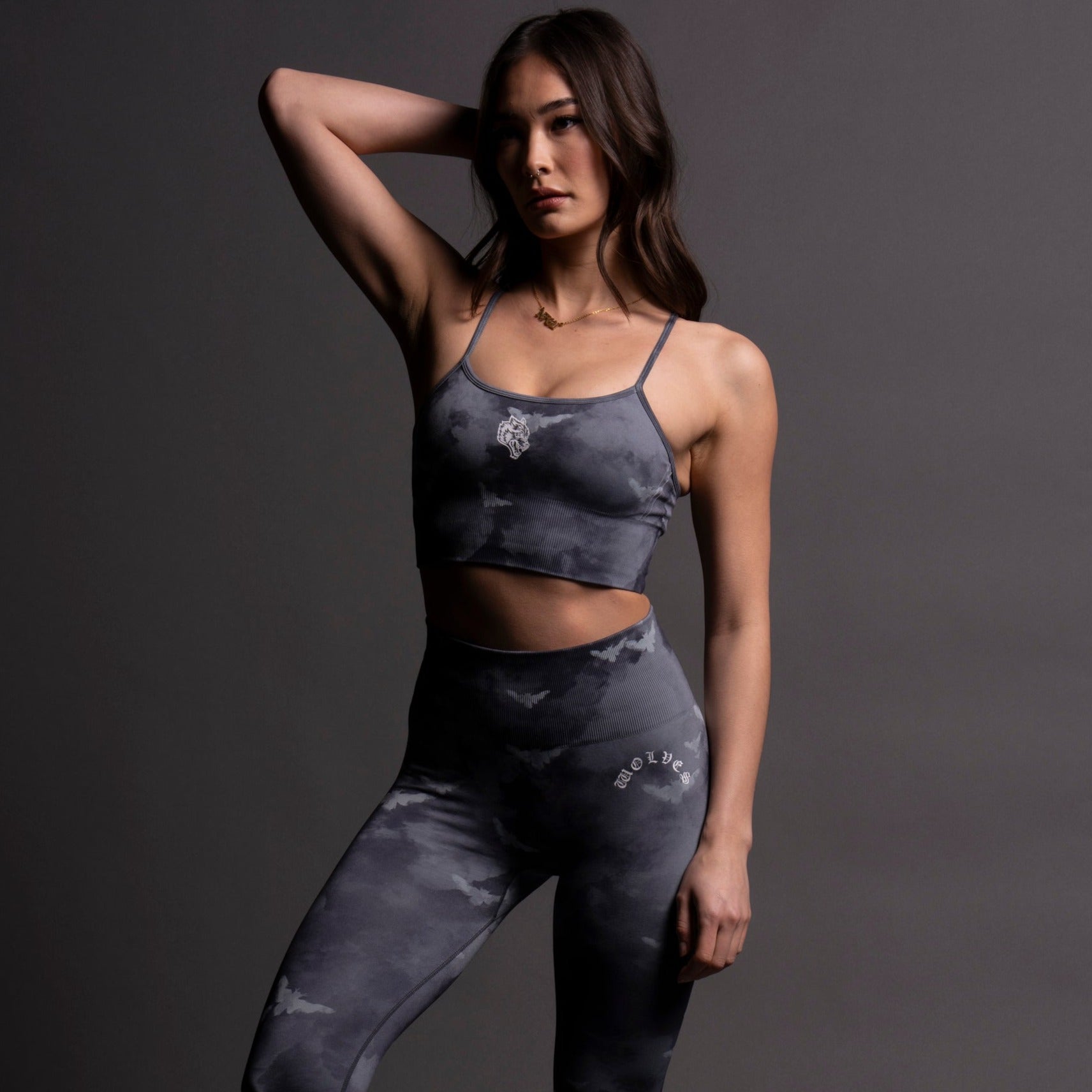 Single Wolf Chopper Everson Seamless Huxley Bra in Blue Lagoon Death Moth Ghost Clouds - Image 12