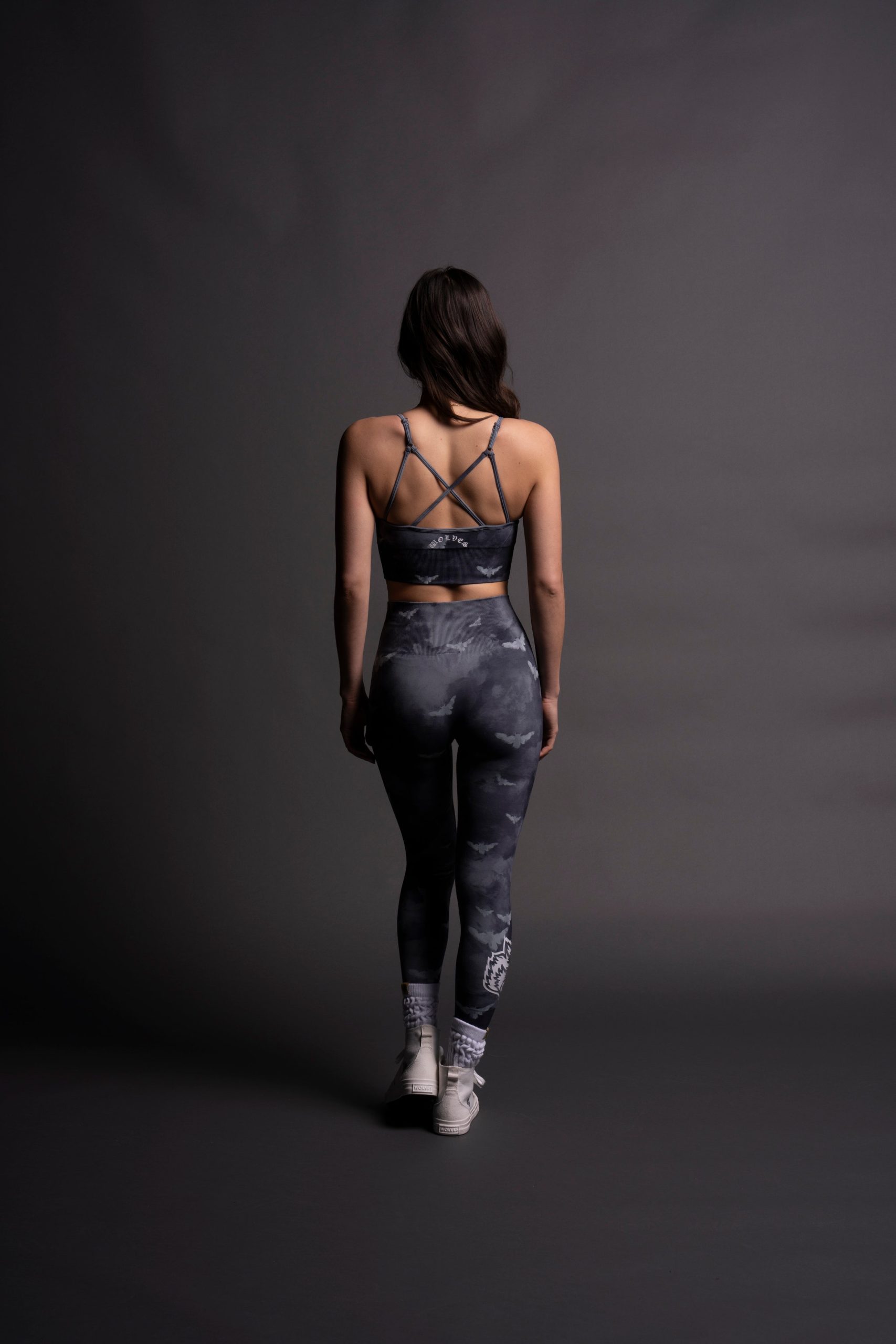 Single Wolf Chopper Everson Seamless Huxley Bra in Blue Lagoon Death Moth Ghost Clouds - Image 14