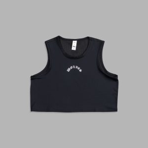 Chopper She Dry Wolf Training Tank in Black
