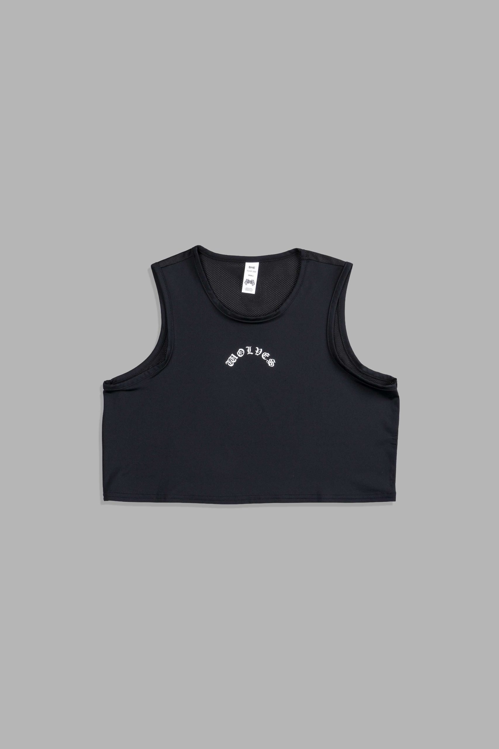 Chopper She Dry Wolf Training Tank in Black