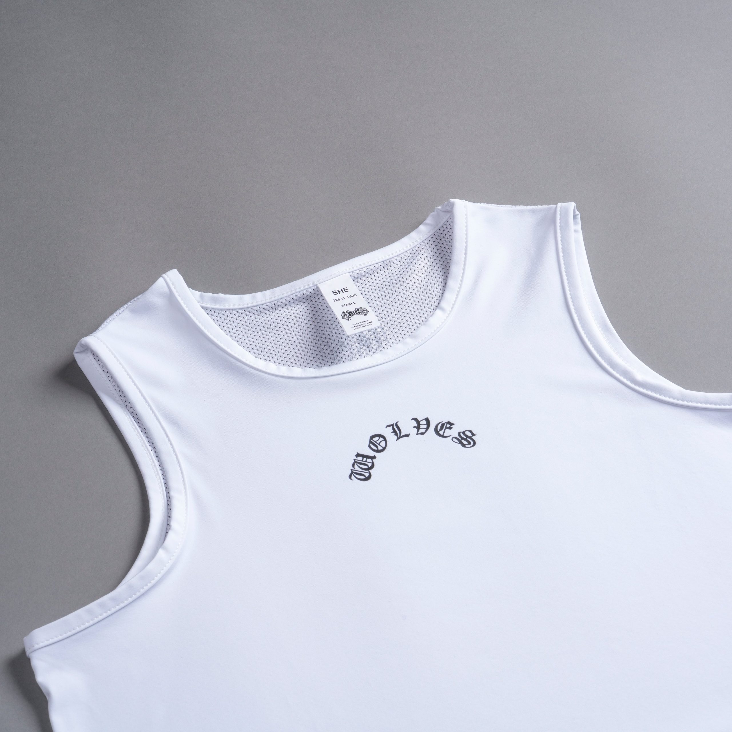 Chopper She Dry Wolf Training Tank in White - Image 3